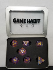 Game Habit Unicorn Blood Poly 7 Dice Set | Dragon's Lair Comics and Fantasy Houston TX