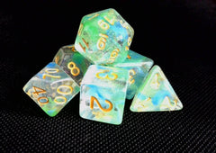 Game Habit Pattern Behavior Poly 7 Dice Set | Dragon's Lair Comics and Fantasy Houston TX