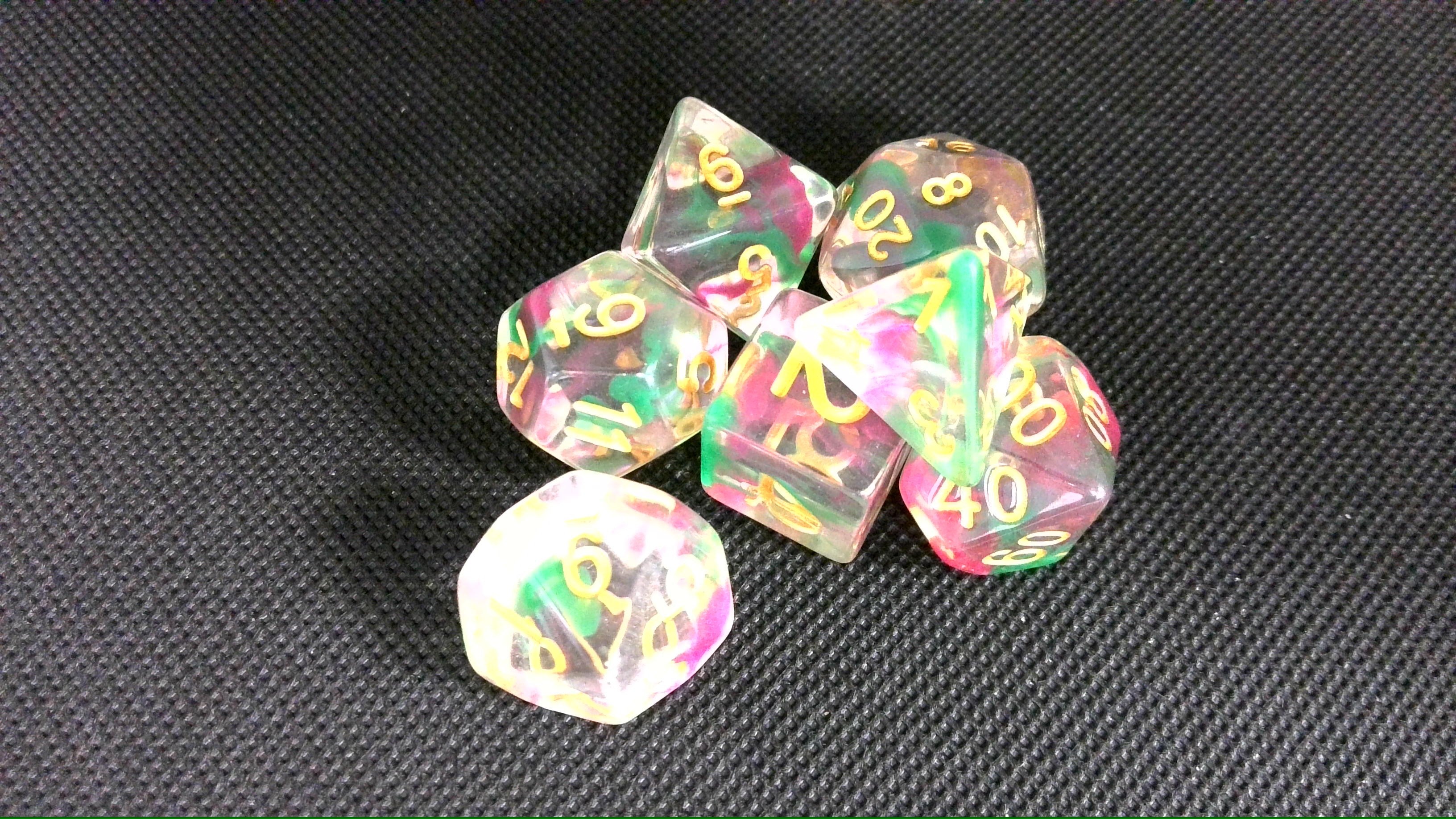 Game Habit Doctor Pol Poly 7 Dice Set | Dragon's Lair Comics and Fantasy Houston TX