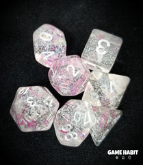 Game Habit Rose's Patience Poly 7 Dice Set | Dragon's Lair Comics and Fantasy Houston TX