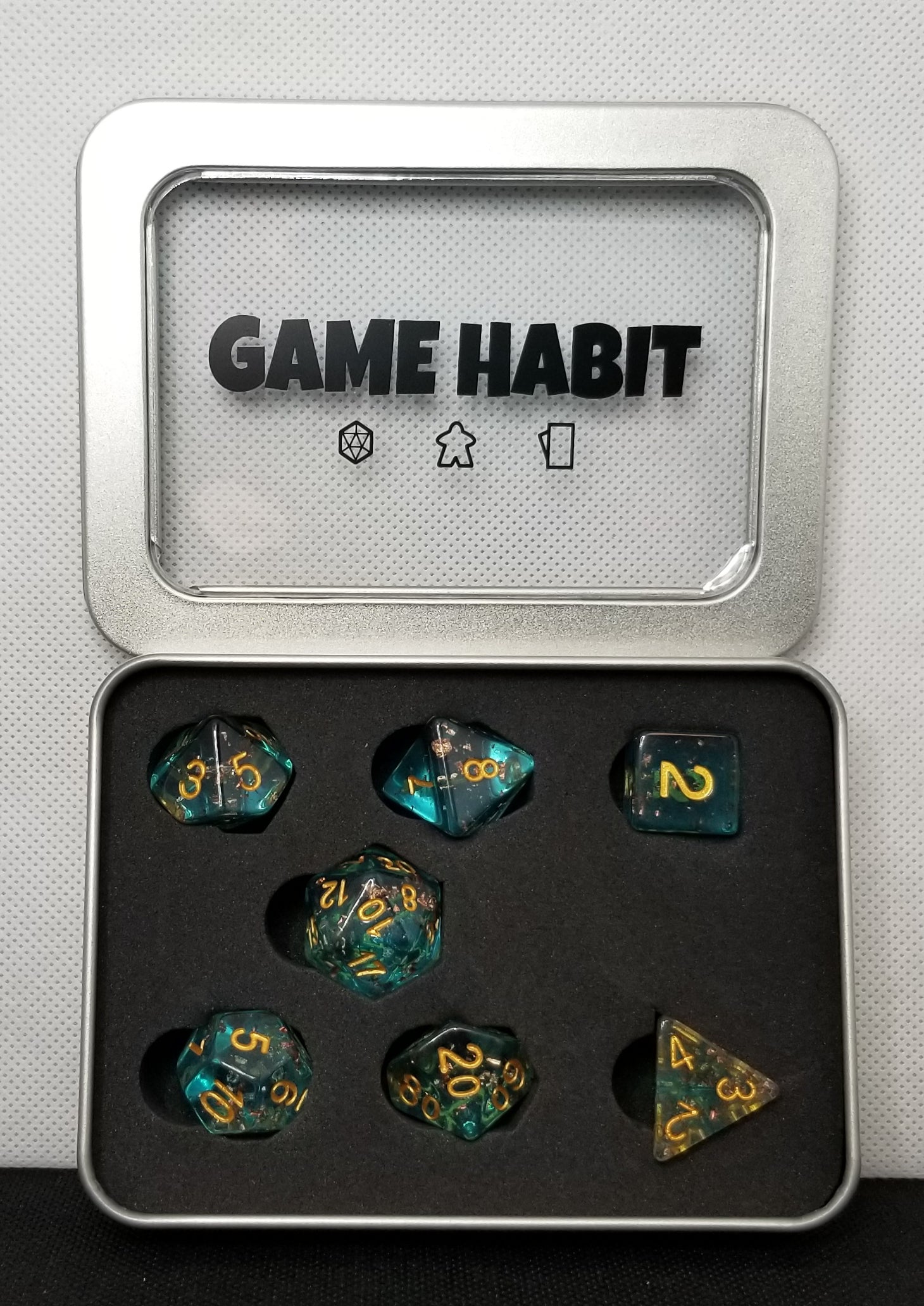 Game Habit Ferngully Poly 7 Dice Set | Dragon's Lair Comics and Fantasy Houston TX