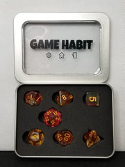 Game Habit Sea Urchins Poly 7 Dice Set | Dragon's Lair Comics and Fantasy Houston TX