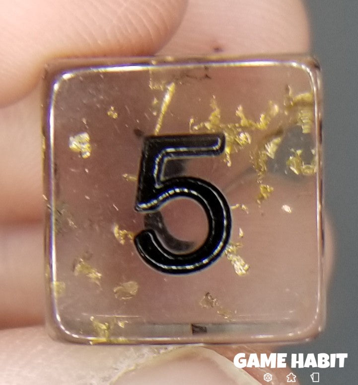 Game Habit Gold Digger Poly 7 Dice Set | Dragon's Lair Comics and Fantasy Houston TX