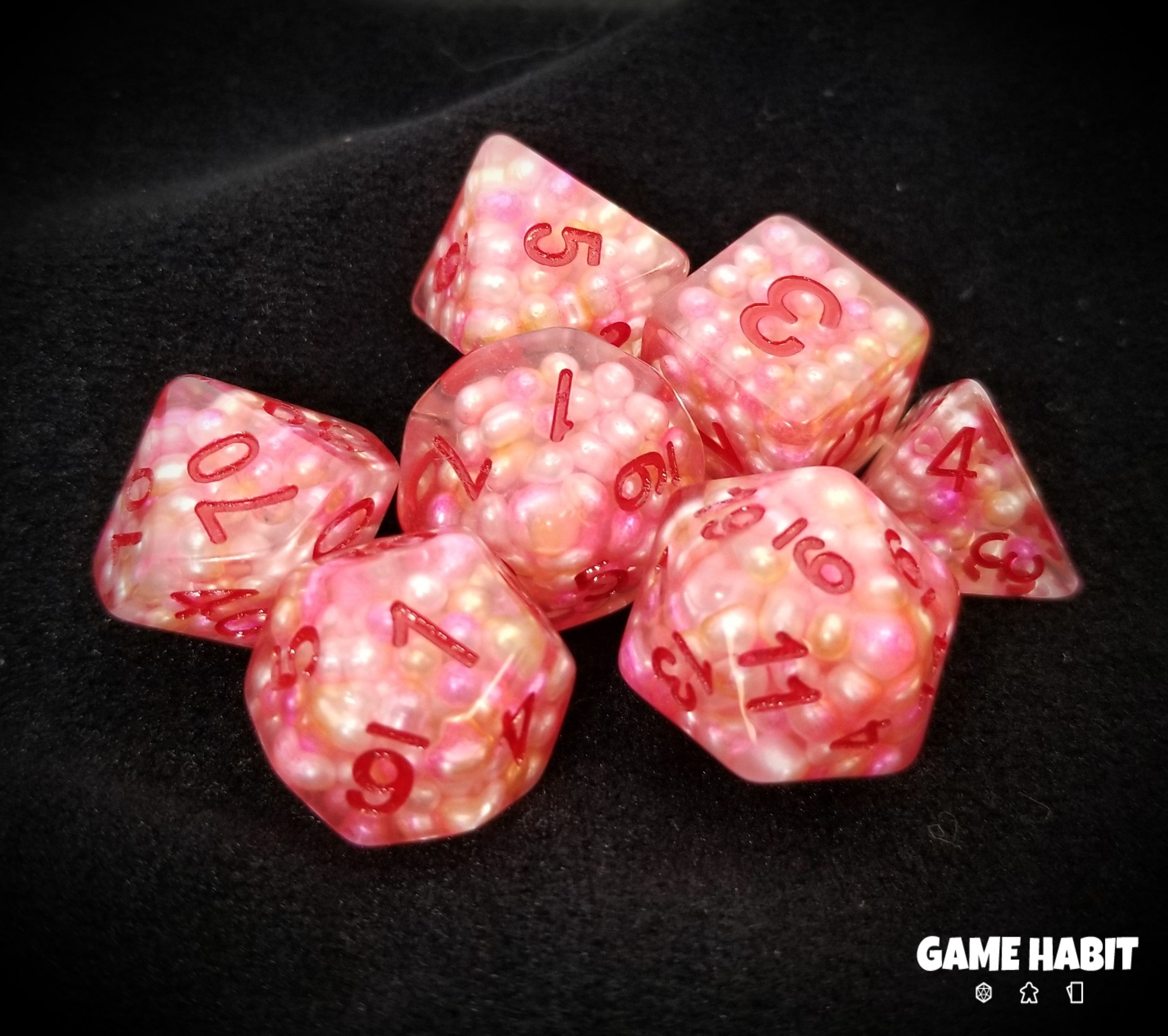 Game Habit Grandma's Candy Dish Poly 7 Dice Set | Dragon's Lair Comics and Fantasy Houston TX