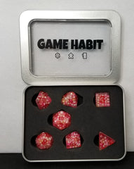 Game Habit Grandma's Candy Dish Poly 7 Dice Set | Dragon's Lair Comics and Fantasy Houston TX