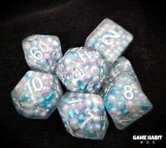 Game Habit The Ice King Poly 7 Dice Set | Dragon's Lair Comics and Fantasy Houston TX