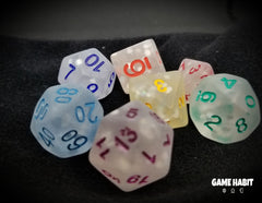 Game Habit Schoolhouse Rock Poly 7 Dice Set | Dragon's Lair Comics and Fantasy Houston TX