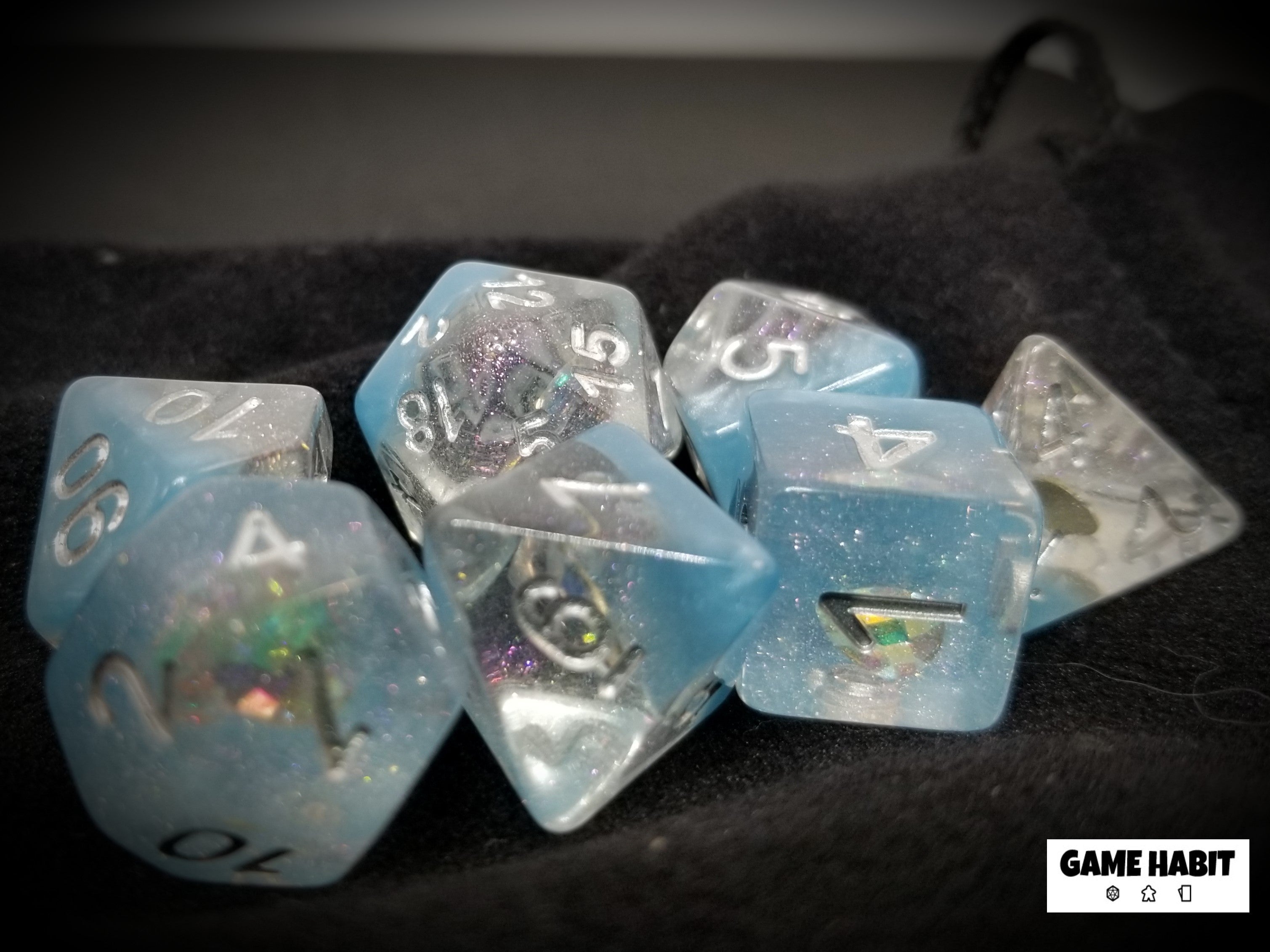 Game Habit On the Rocks Poly 7 Dice Set | Dragon's Lair Comics and Fantasy Houston TX