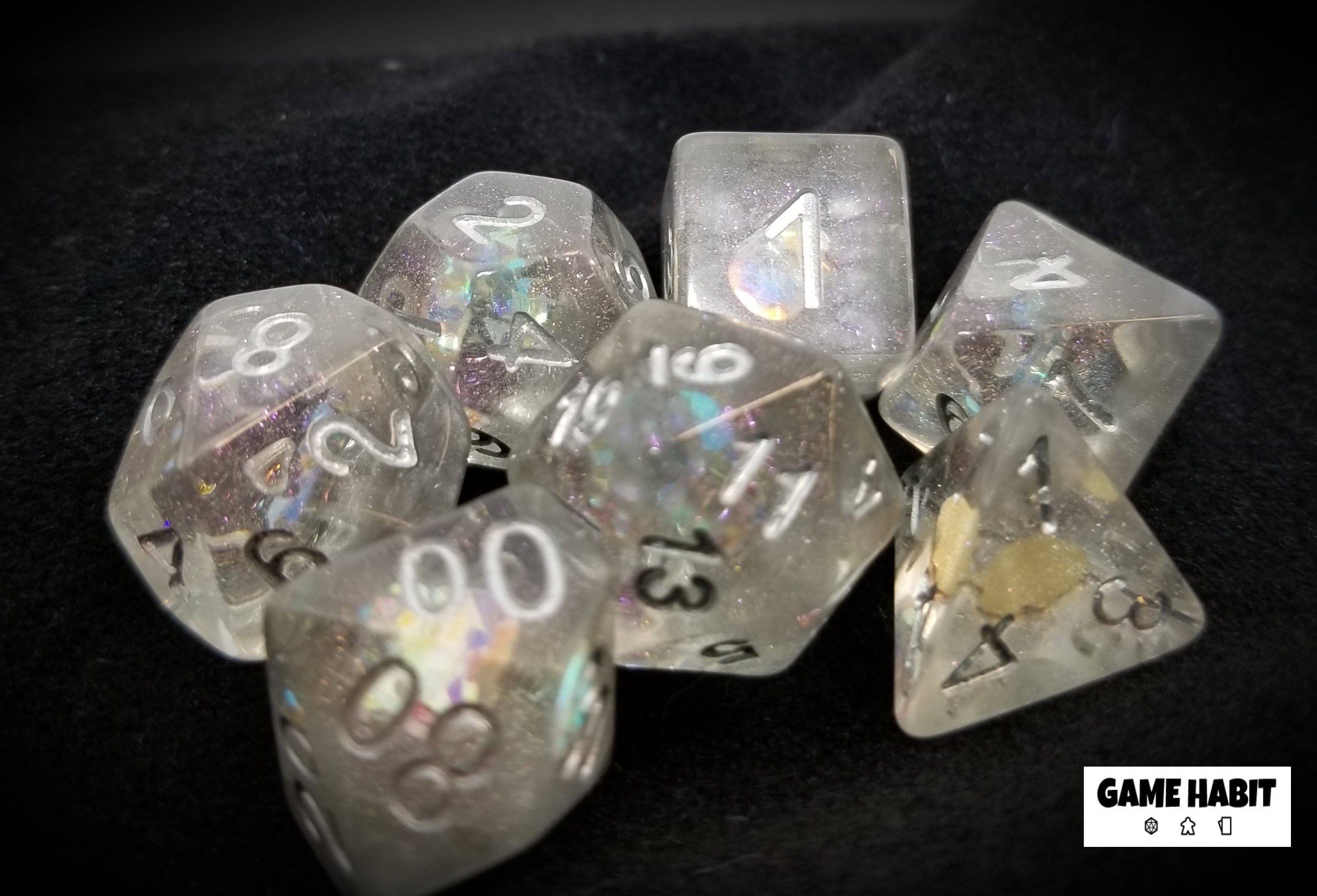 Game Habit Ice Dice Baby Poly 7 Dice Set | Dragon's Lair Comics and Fantasy Houston TX