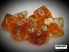 Game Habit Frozen in Time Poly 7 Dice Set | Dragon's Lair Comics and Fantasy Houston TX