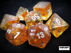 Game Habit Frozen in Time Poly 7 Dice Set | Dragon's Lair Comics and Fantasy Houston TX