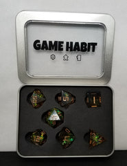 Game Habit As Gygax Intended Poly 7 Dice Set | Dragon's Lair Comics and Fantasy Houston TX