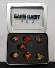 Game Habit I Ran Poly 7 Dice Set | Dragon's Lair Comics and Fantasy Houston TX