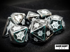 Game Habit Metalocalypse Metal Poly 7 Dice Set | Dragon's Lair Comics and Fantasy Houston TX