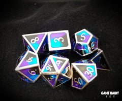 Game Habit Bruised Ego Poly 7 Dice Set | Dragon's Lair Comics and Fantasy Houston TX