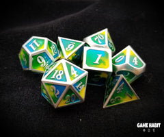 Game Habit It's 5 O'Clock Somewhere Poly 7 Dice Set | Dragon's Lair Comics and Fantasy Houston TX