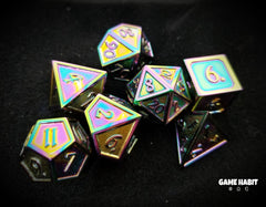 Game Habit Star Crossed Lovers Poly 7 Dice Set | Dragon's Lair Comics and Fantasy Houston TX