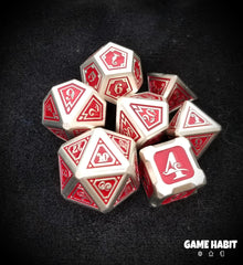 Game Habit Blood of My Enemies Poly 7 Dice Set | Dragon's Lair Comics and Fantasy Houston TX