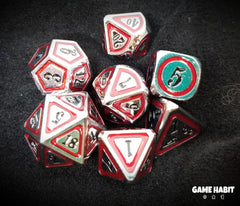 Game Habit London Calling Poly 7 Dice Set | Dragon's Lair Comics and Fantasy Houston TX