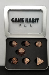 Game Habit Penny For Your Thoughts Poly 7 Dice Set | Dragon's Lair Comics and Fantasy Houston TX