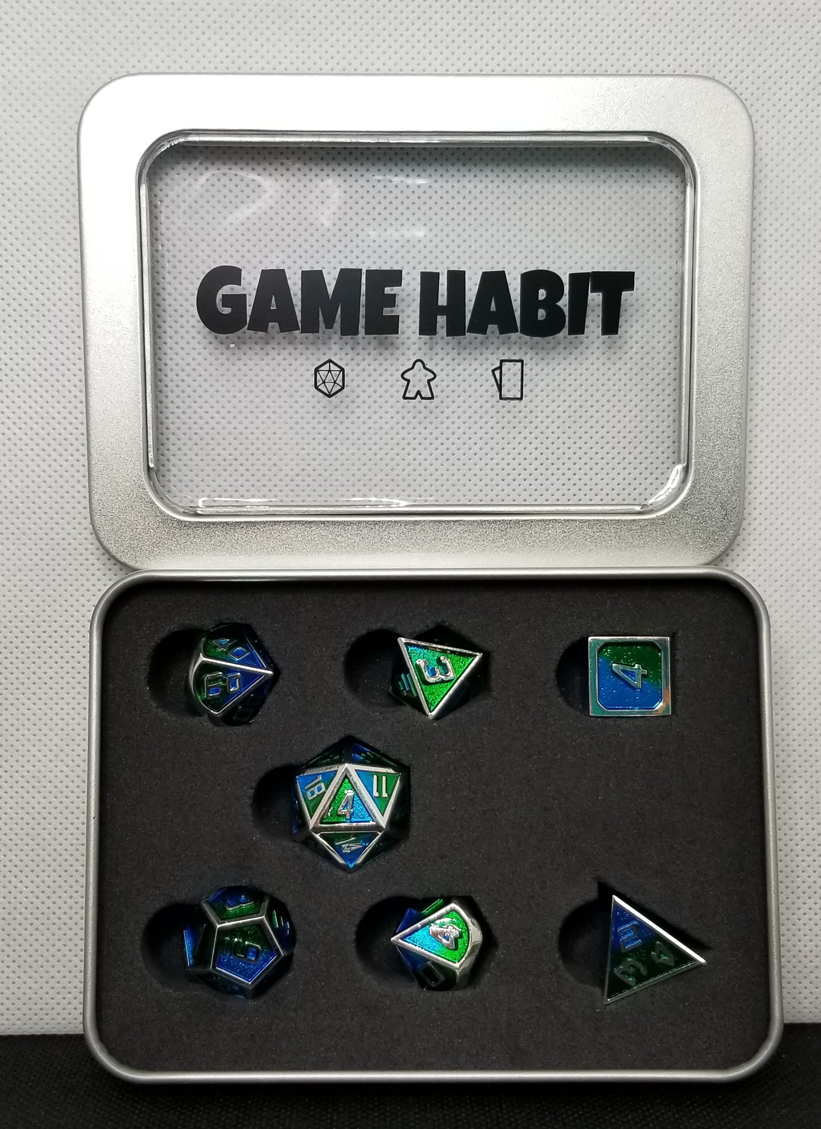 Game Habit Forty-Two Poly 7 Dice Set | Dragon's Lair Comics and Fantasy Houston TX