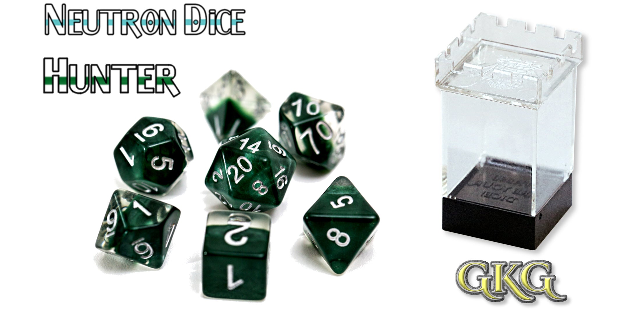 Halfsies Hunter Dice Poly 7 Set | Dragon's Lair Comics and Fantasy Houston TX