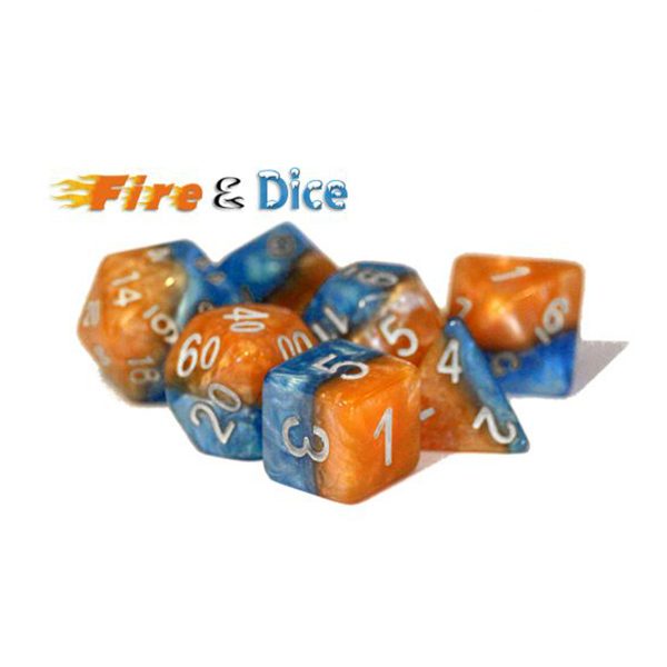 Halfies Fire and Dice Poly 7 set | Dragon's Lair Comics and Fantasy Houston TX