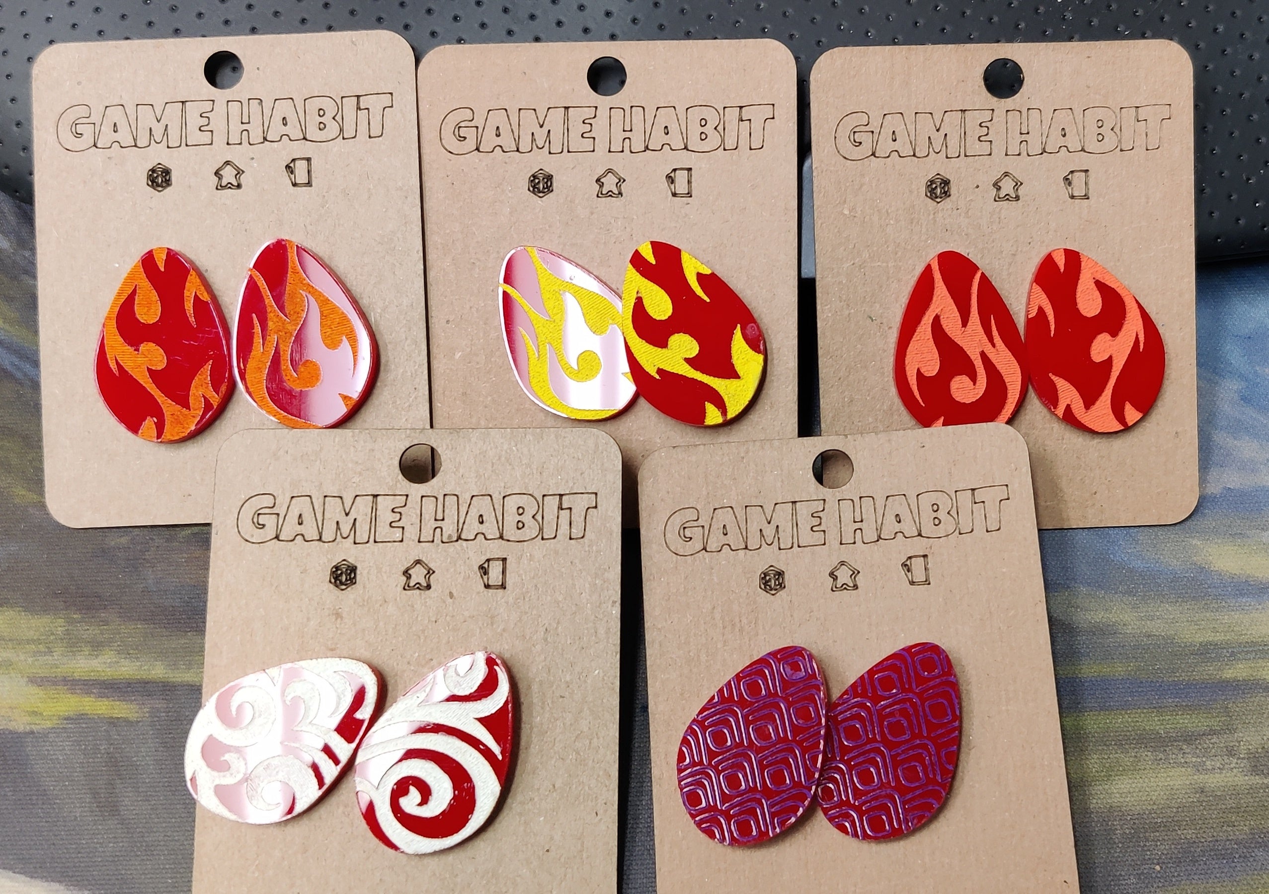 Game Habit Dragon Egg Earrings - Assorted Styles | Dragon's Lair Comics and Fantasy Houston TX