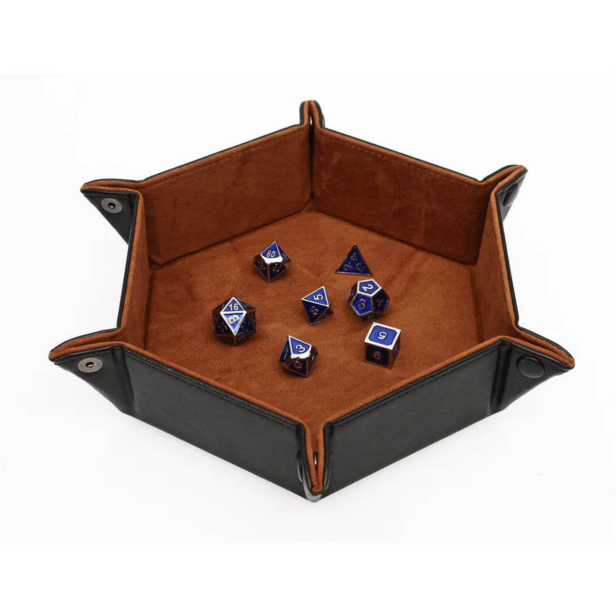 Forged Gaming Hexagon Snap Folding Dice Tray - Various Colors | Dragon's Lair Comics and Fantasy Houston TX