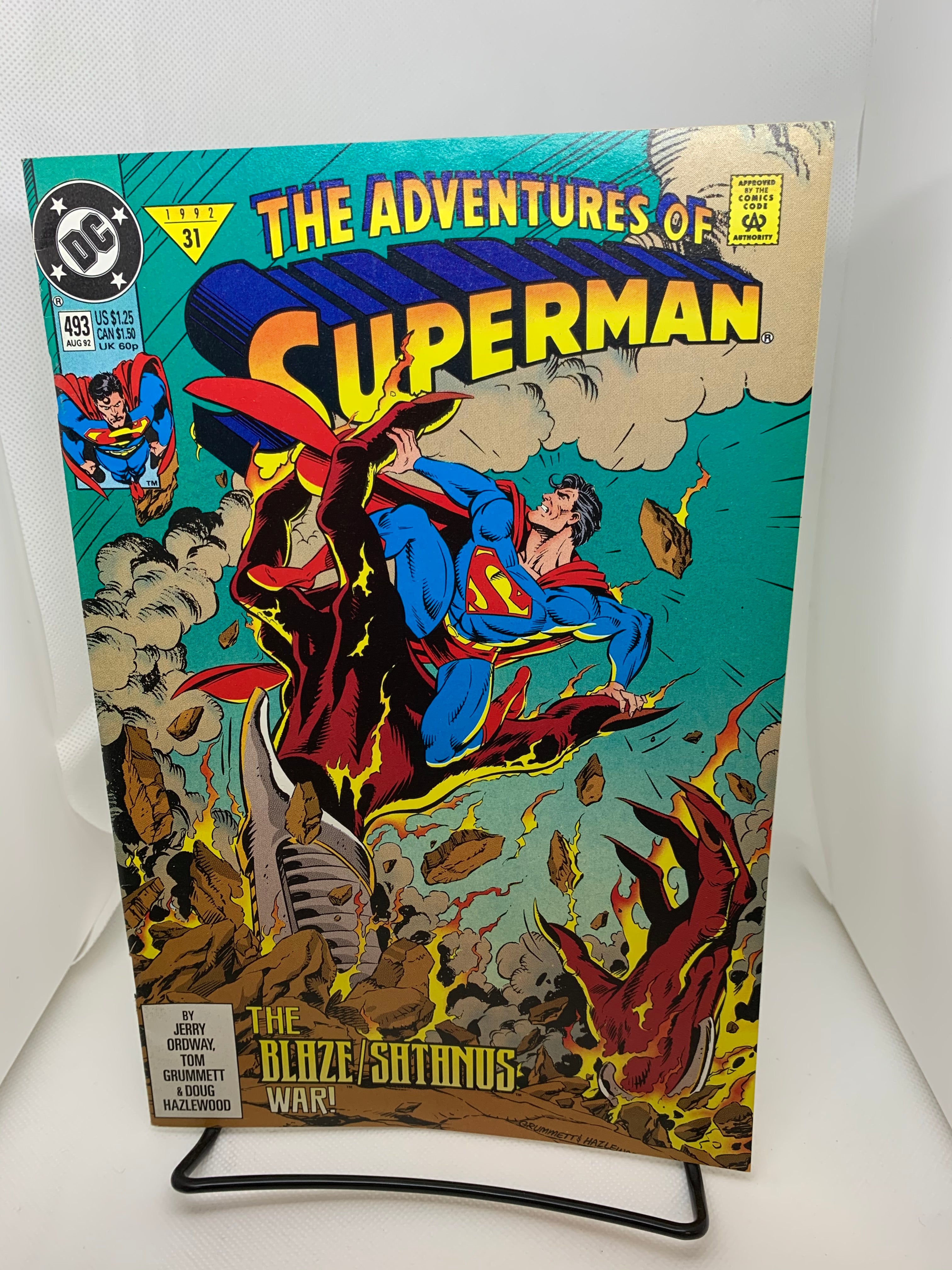 The Adventures of Superman #493 | Dragon's Lair Comics and Fantasy Houston TX