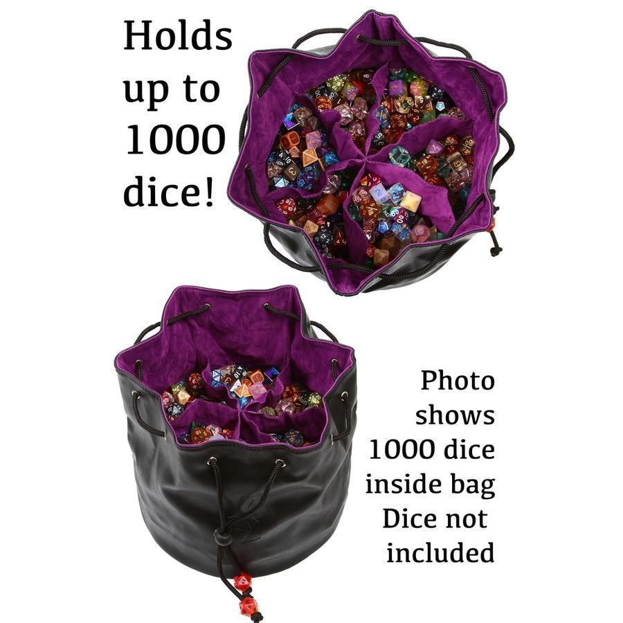 Forged Gaming Pouch of the Endless Hoard Dice Bag Brown with Black | Dragon's Lair Comics and Fantasy Houston TX