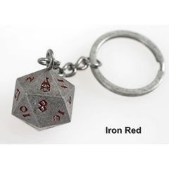 Forged Gaming Fob of Fate D20 Keychain | Dragon's Lair Comics and Fantasy Houston TX