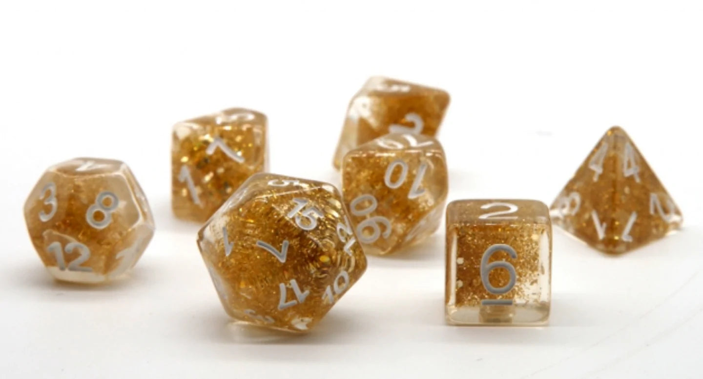 Foam Brain King Midas Poly 7 Dice Set | Dragon's Lair Comics and Fantasy Houston TX