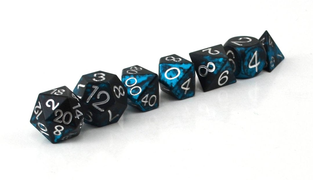 Level Up Dice Knightwing Aluminium Poly 7 Set | Dragon's Lair Comics and Fantasy Houston TX