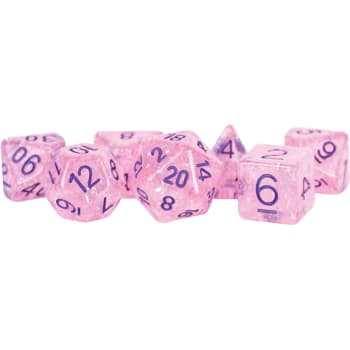 MDG Flash Dice Pink Poly 7 Set | Dragon's Lair Comics and Fantasy Houston TX