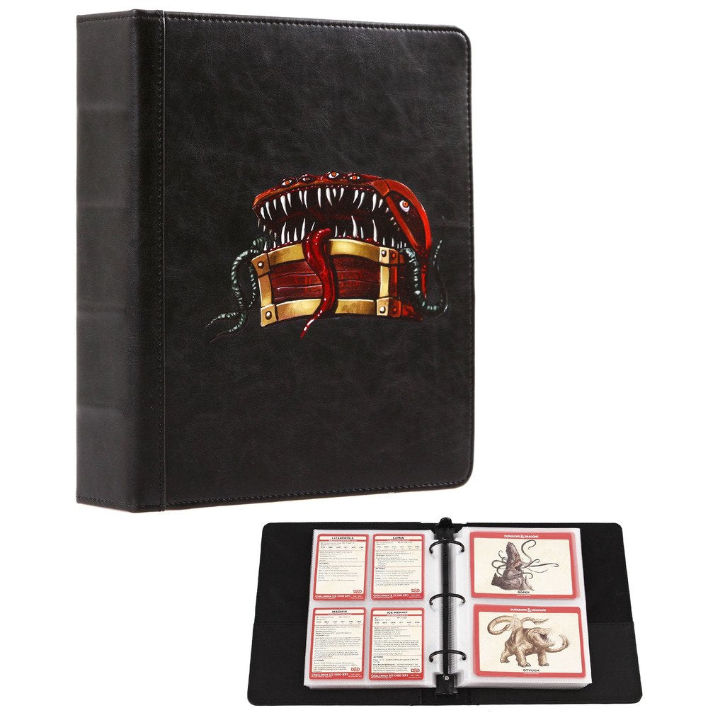 Forged Gaming: Curiosities Cache Mimic Edition Card Binder Black | Dragon's Lair Comics and Fantasy Houston TX