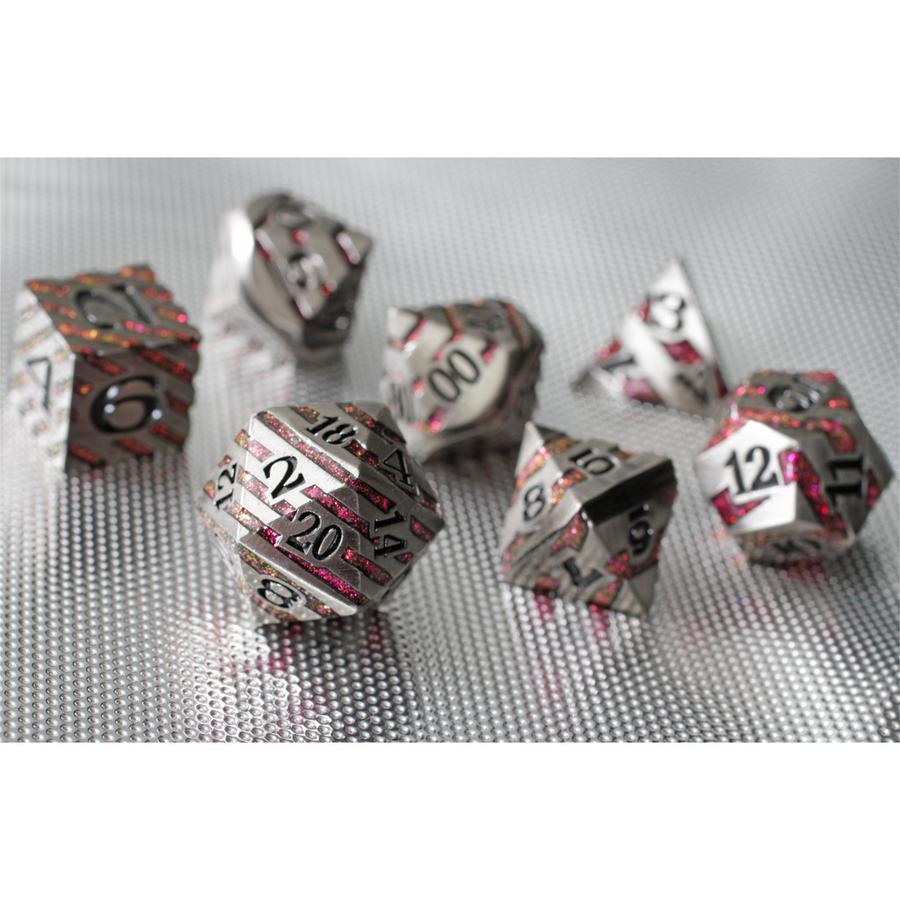 Forged Gaming Molten Ore Poly 7 Metal Dice Set | Dragon's Lair Comics and Fantasy Houston TX