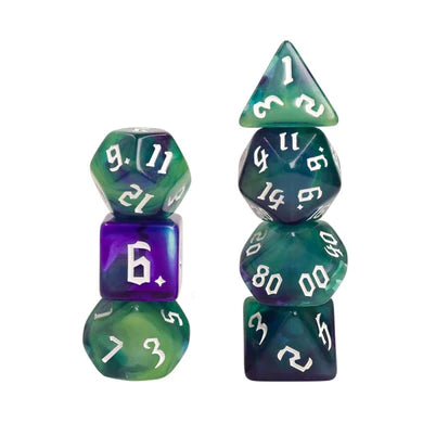 Foam Brain Poly 7 Dice Set: Murky Pond | Dragon's Lair Comics and Fantasy Houston TX