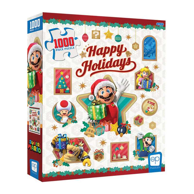 Super Mario Happy Holiday Puzzle | Dragon's Lair Comics and Fantasy Houston TX