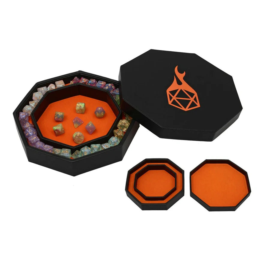 Forged Gaming Dice Arena Orange | Dragon's Lair Comics and Fantasy Houston TX