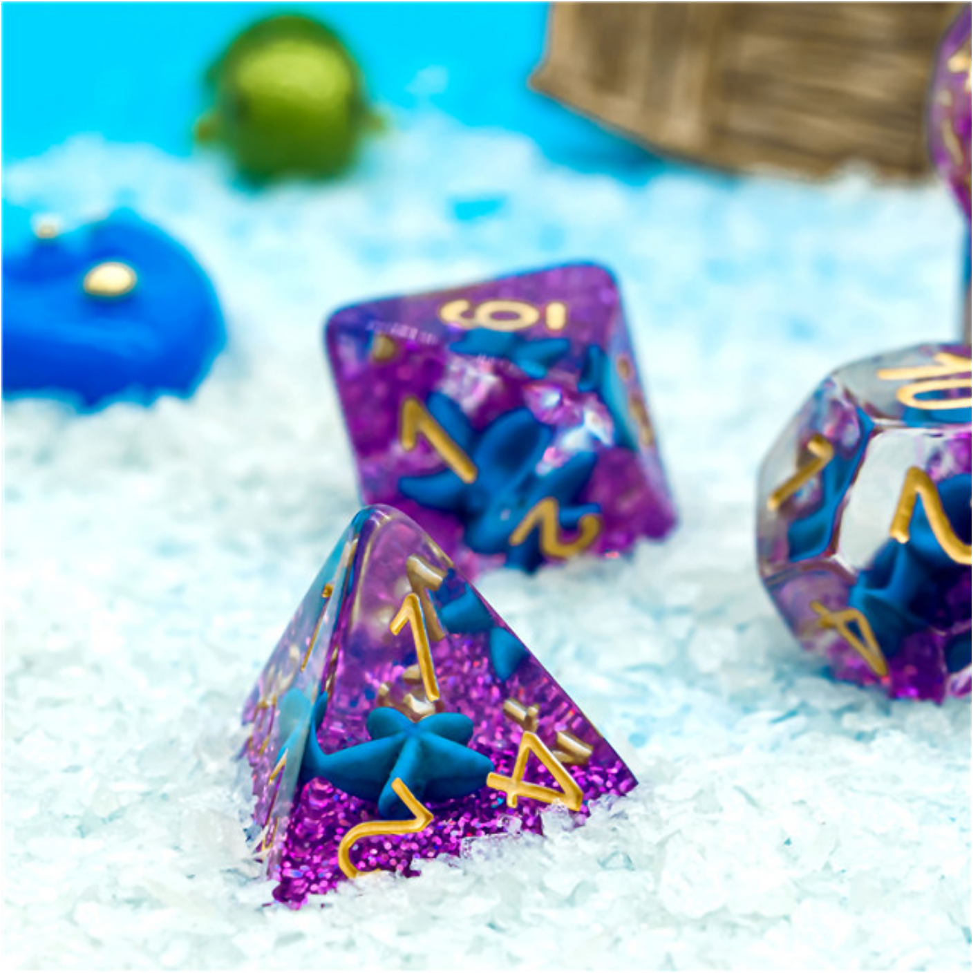 Foam Brain Otherworldly Starfish RPG Dice Set | Dragon's Lair Comics and Fantasy Houston TX