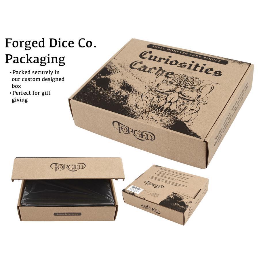 Forged Gaming: Curiosities Cache Card Binder Black | Dragon's Lair Comics and Fantasy Houston TX