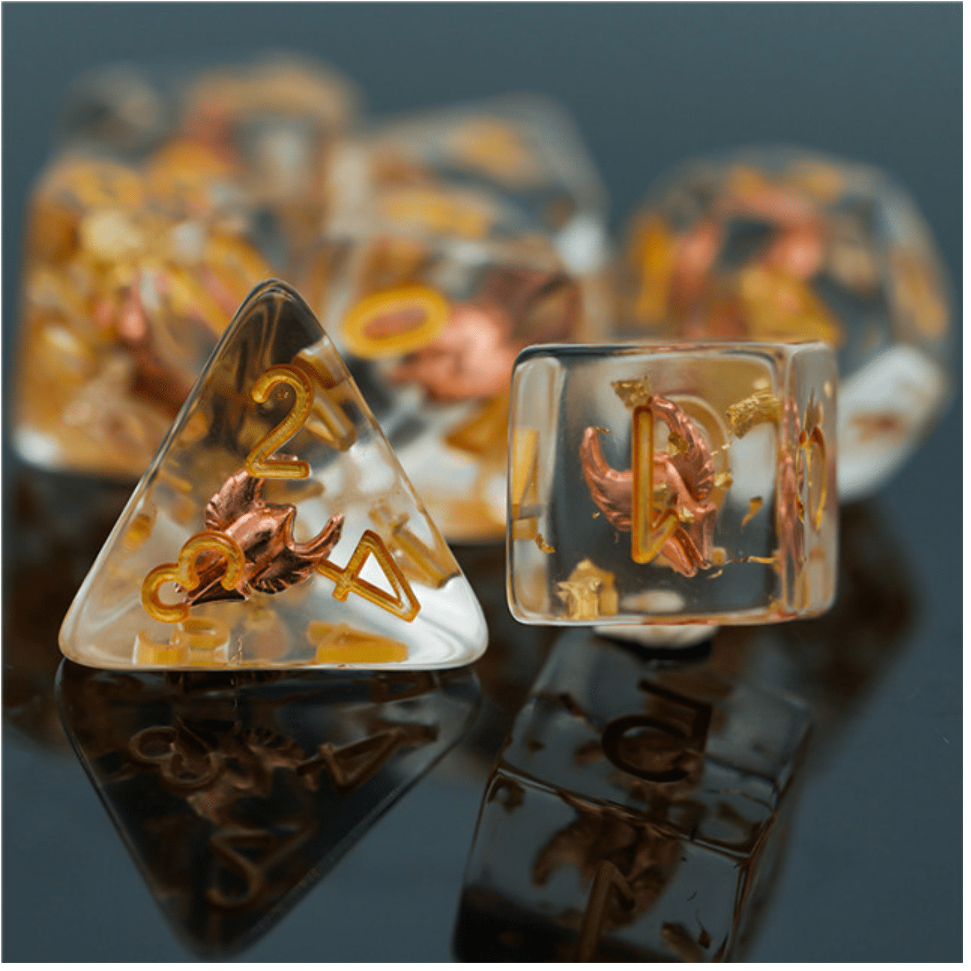 Foam Brain Paladin's Helm RPG Dice Set | Dragon's Lair Comics and Fantasy Houston TX