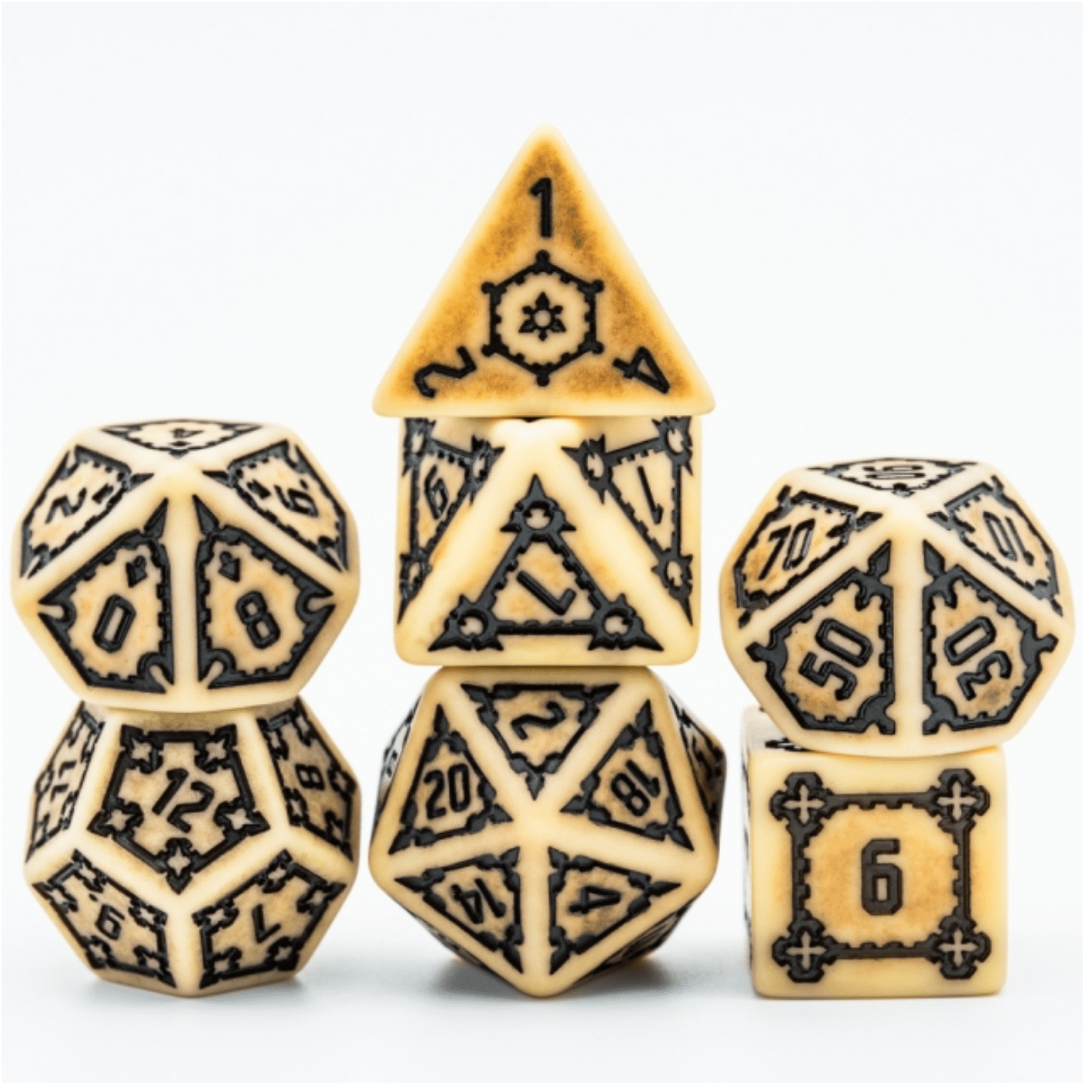 Foam Brain Huge Parchment Castle RPG Dice Set | Dragon's Lair Comics and Fantasy Houston TX