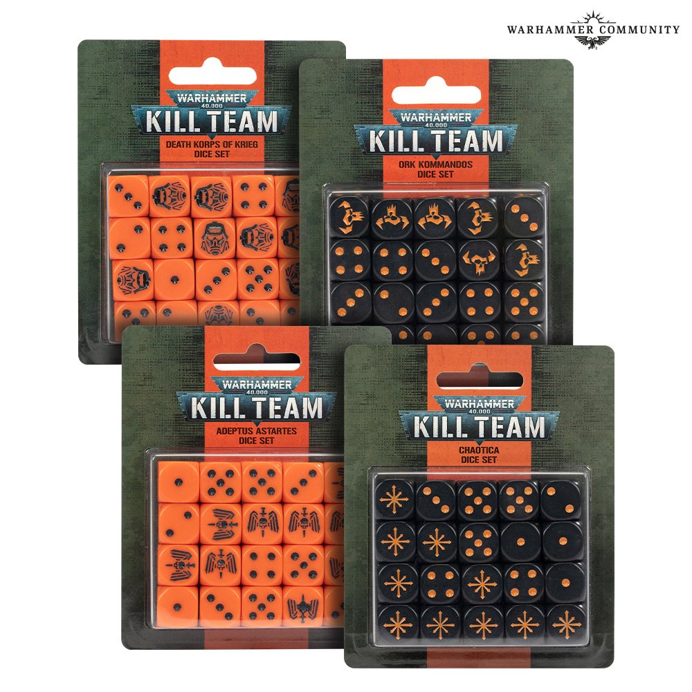 Kill Team: Ork Kommandos Dice Set | Dragon's Lair Comics and Fantasy Houston TX