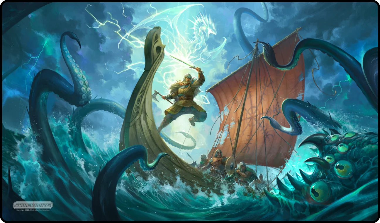 Gamermats Release the Kraken Playmat - Stitched | Dragon's Lair Comics and Fantasy Houston TX