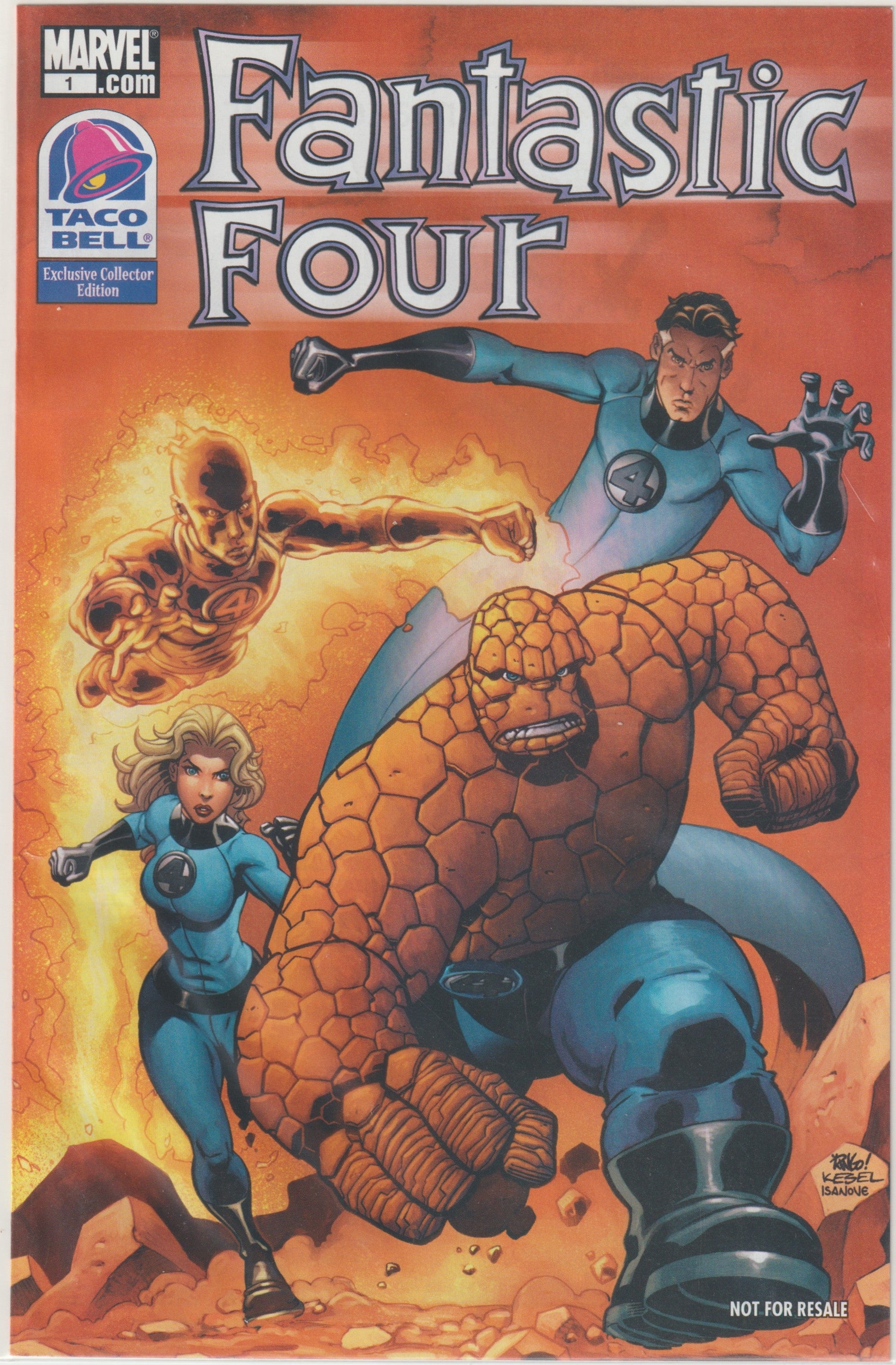 Fantastic Four #1 Taco Bell Edition (2009) | Dragon's Lair Comics and Fantasy Houston TX