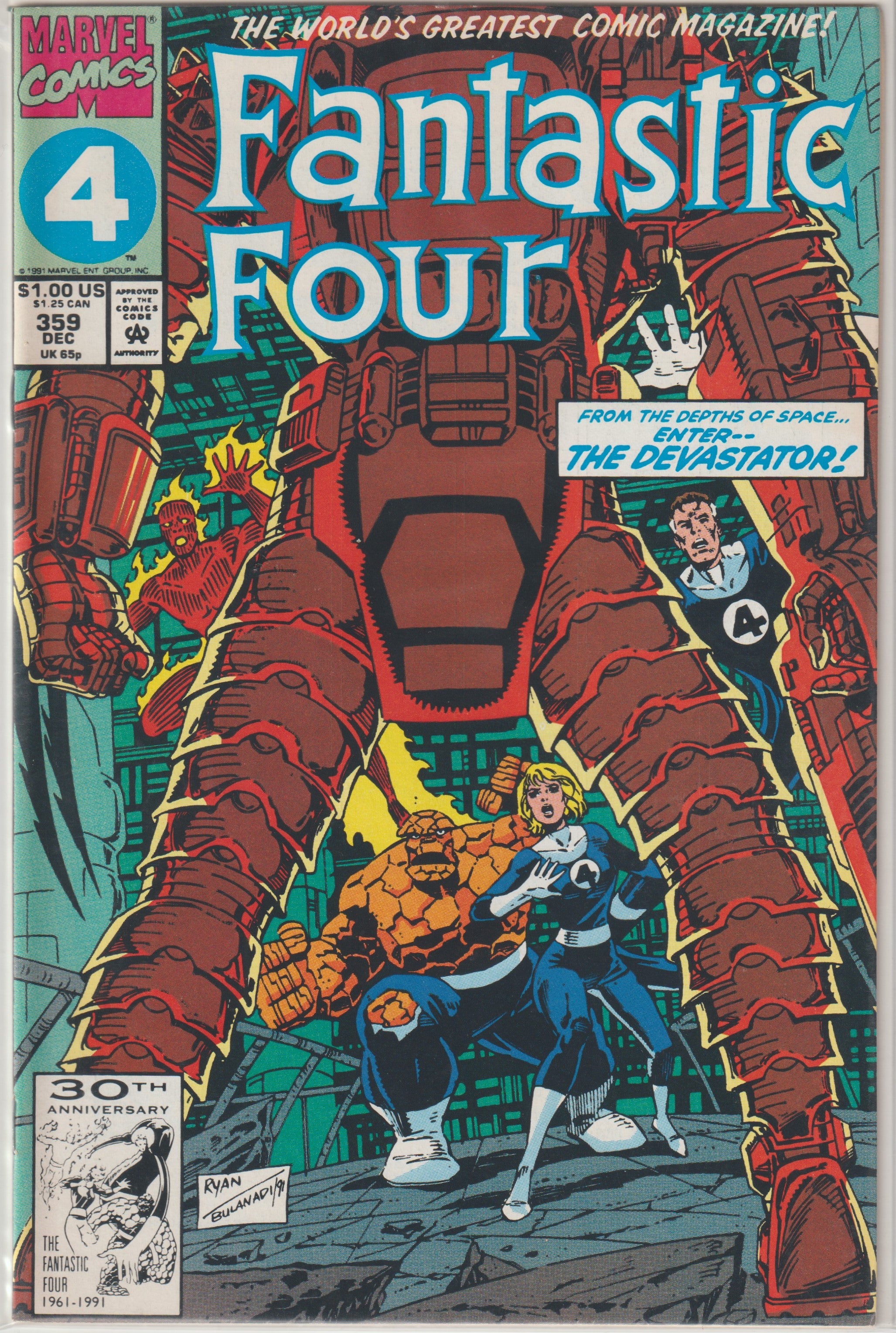 Fantastic Four #359 (1991) | Dragon's Lair Comics and Fantasy Houston TX