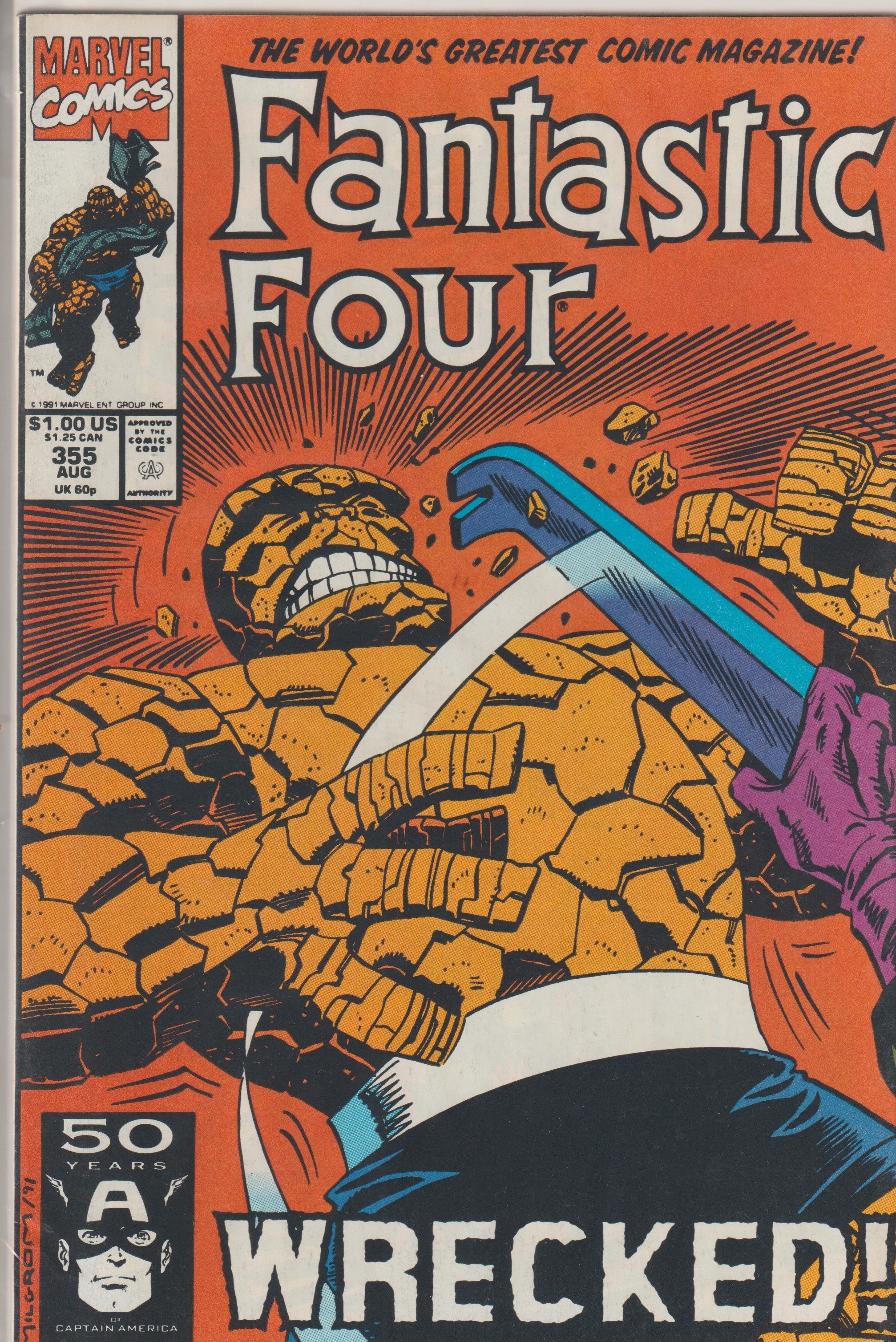 Fantastic Four #355 (1991) | Dragon's Lair Comics and Fantasy Houston TX