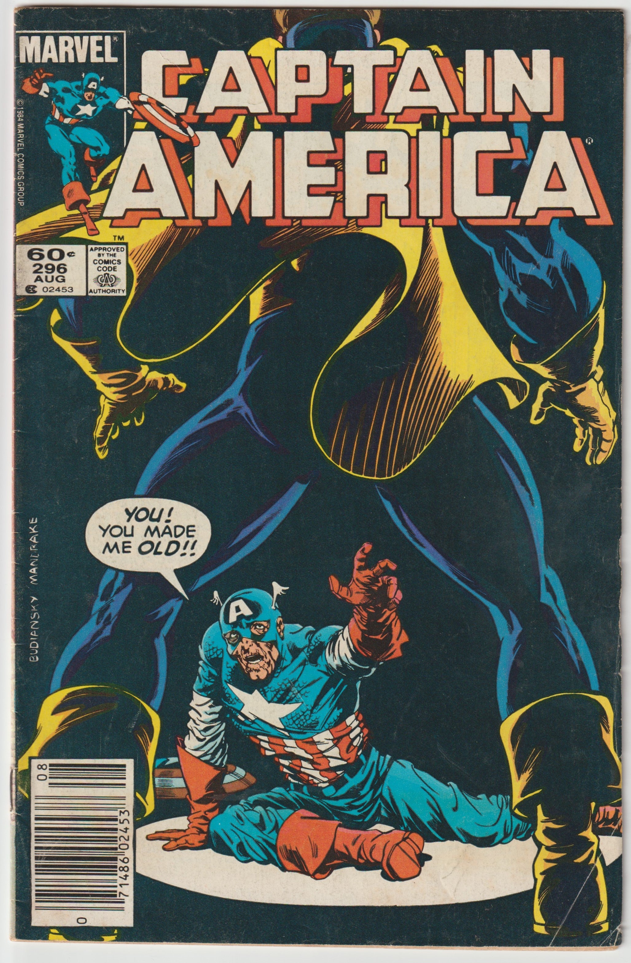 Captain America #296 (1984) | Dragon's Lair Comics and Fantasy Houston TX